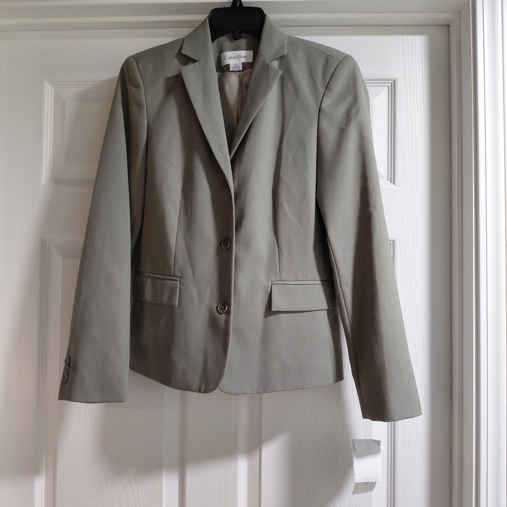 Calvin Klein Women's Gray Blazer